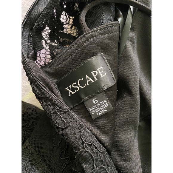 Xscape Black Lace Dress - Picture 6 of 6